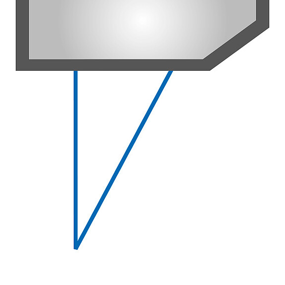 青色レーザ搭載の青色レーザセンサ