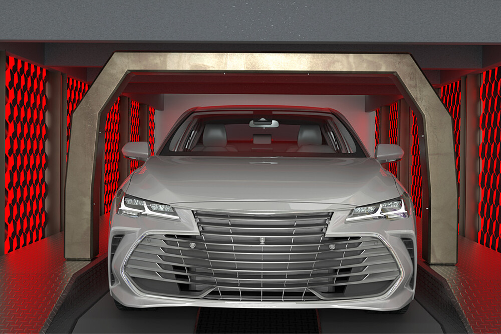 塗装後の乾燥工程のチェック