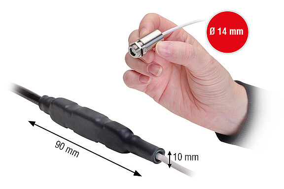 直径が小さなthermoMETER SE