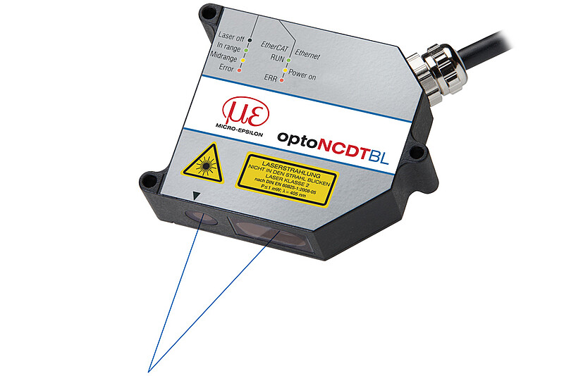 青色レーザー搭載の極めて動的なレーザーセンサ