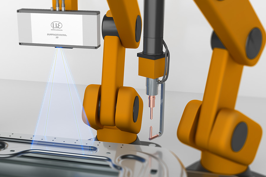 スポット溶接時の形状検査